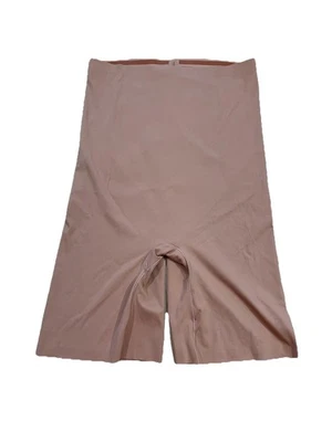 Shorts modelador de cintura alta Essential Bodywear controle de barriga tamanho 1X bege - Imagem 1 de 4