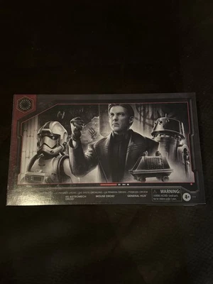 New Star Wars Black Series Galaxy Edge First Order 4-Pack Hux R5 At-At Mouse - Image 1 of 4