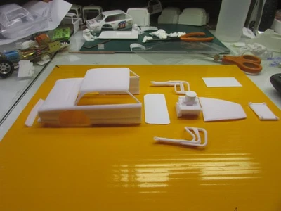 NEW 1/24 3D PRINTED 61 FALCON MODIFIED SLOT CAR BODY, MOTOR , AND ADD-ONS - Image 1 of 4