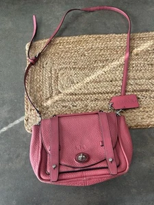 Coach Bleecker Mini Brooklyn 32262 Messenger Crossbody Purse Pink - Picture 1 of 10