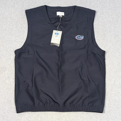 Cutter & Buck Windtec Astute Vest Mens Medium Golf VNeck Florida Gators Pullover - Image 1 of 4