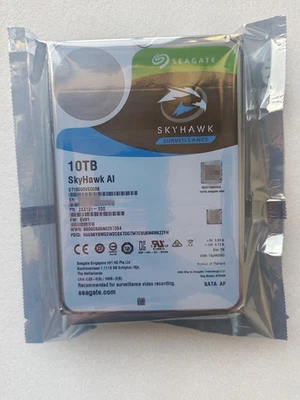 Seagate ST10000VE0008 SkyHawk AI 10TB SATA 6.0Gb 3.5" 256MB Internal Hard Drive - Image 1 of 3