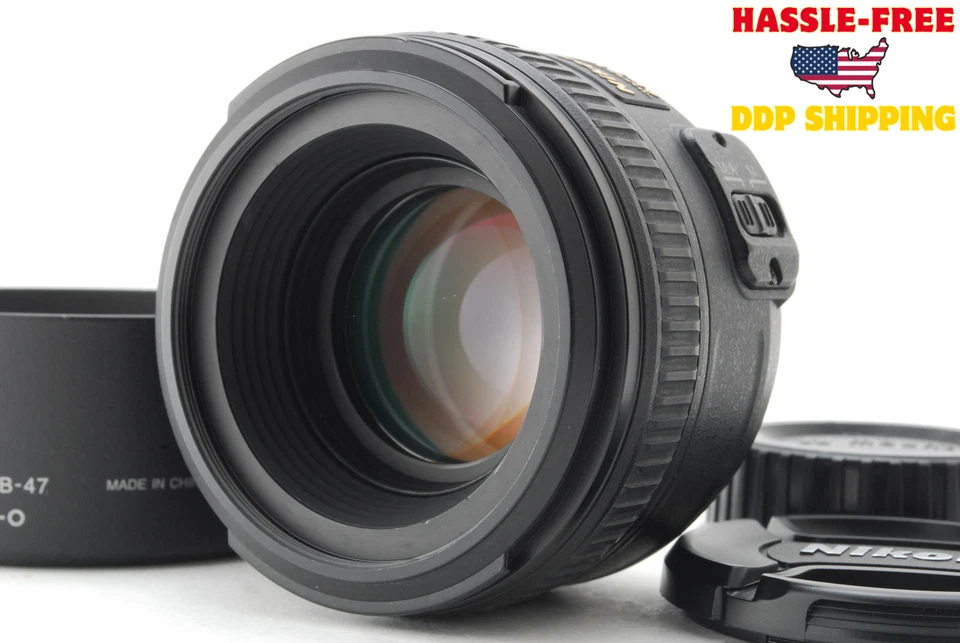 Nikon AF-S NIKKOR 50mm f/1.4 G Standard Prime Lens [Near MINT w/Hood] From Japan - Image 1 of 4