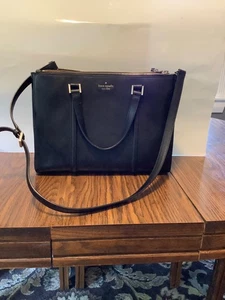 Kate Spade New York Large Black Shoulder Bag - Picture 1 of 10