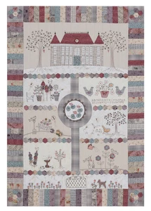 Kit de colgante de pared hexagonal Lynette Anderson Designs Chateau. Patchwork - Imagen 1 de 2