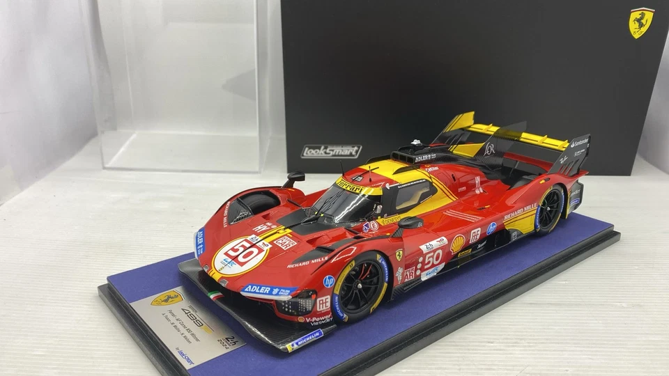  LS18LM048 Looksmart Ferrari 499P AF Corse n.50 Le Mans 2024 Winner 1/18 - Immagine 1 di 4