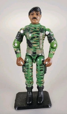 Vintage 1997 GI JOE Stars & Stripes Forever Stalker V6 3.75" Figure  - Image 1 of 4