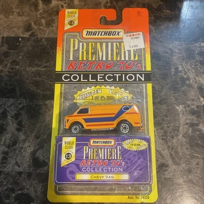 Matchbox Premier Retro 70s Collection Series 13 6 of 6 Chevy Van - Image 1 of 3