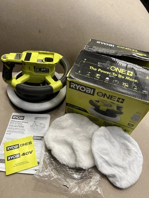 RYOBI ONE+ 18V Cordless 10 in. Variable Speed Random Orbit Buffer (Tool Only) - Image 1 of 4