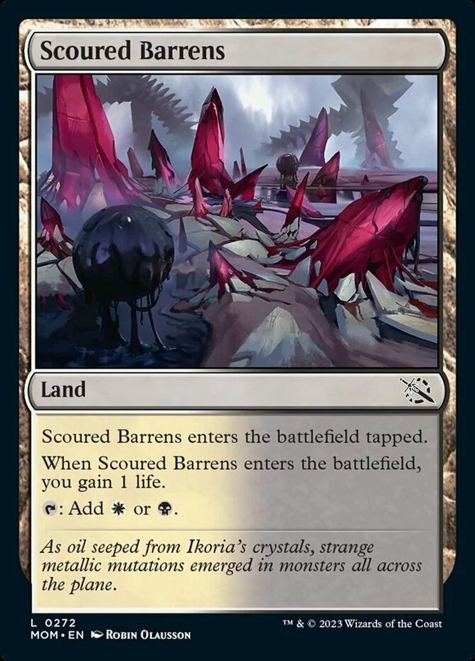 x1 Scoured Barrens - March of the Machines - NM - MTG - Image 1 of 1