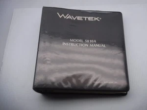 Wavetek 5810A Manual - Picture 1 of 19