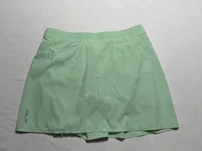 Pantalones Cortos Deportivos Elastizados RLX Ralph Lauren Para Mujer L Golf Skort Verde Incorporados Foto 1 de 4