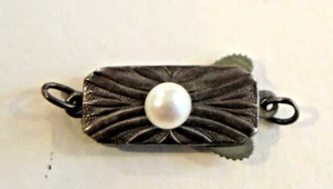 CLASSIC MIKIMOTO SILVER & PEARL CATCH ONLY #23 - Bild 1 von 3