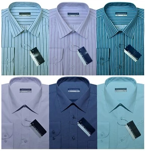 Small Check/Stripe Shirts Long Sleeve Casual Button Up with Pocket by Tom Hagan - Picture 1 of 7