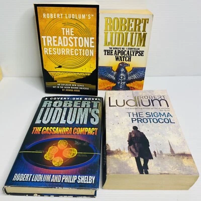4 x Robert Ludlum Jason Bourne  Book Bundle Lot Free Shipping - Image 1 of 4