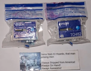 Epson 48 T0482 Cyan Tinte für R200 R220 R300 R320 R340 RX500 OEM - Bild 1 von 2