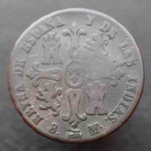 8 MARAVEDIS 1836 - Spanien KM# 512 Kupfermünze - #R88 - Bild 1 von 3