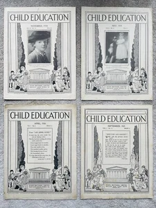 1925 to 1934 ~ 4 x Vintage Child Education Posters - Picture 1 of 15