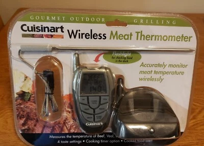 Termómetro inalámbrico para carne Cuisinart 4 ajustes de botón CGS-700 NUEVO Foto 1 de 4