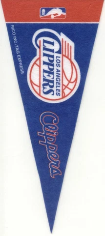 LOS ANGELES CLIPPERS PENNANT NBA MINI FELT 9" LONG LICENSED BASKETBALL Cover