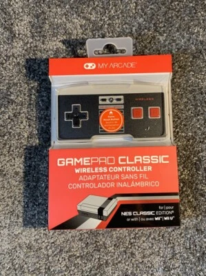 MY ARCADE Gamepad Wireless  Controller for NES  Classic Edition  Wii/Wii u - Image 1 of 2