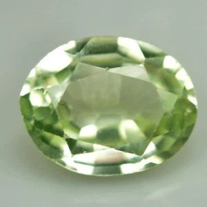 Untreated Natural 2.15 ct Green Titanite Sphene Genuine Gemstone GIE Certified - Picture 1 of 6