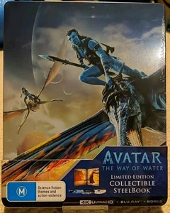 Avatar - The Way Of Water Steelbook (4K UHD Blu-Ray) - New & Sealed OOP - Picture 1 of 3
