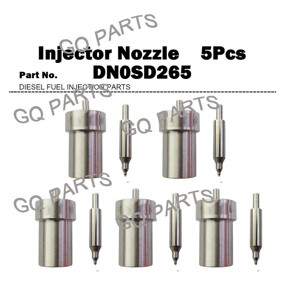 DN0SD265 5 Fuel Injector Nozzle for Mercedes Benz W201 W124 190 250D 250GD OM602 Foto 1 de 1