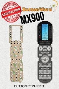 Almohadilla de reparación de botones Genesis MX900 MX-900 900i control remoto universal 0Z5URCMX900 - Imagen 1 de 6