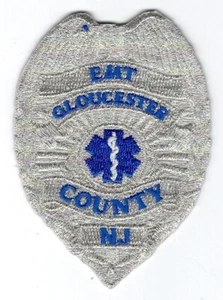 NEW JERSEY - Gloucester County EMS - EMT Badge Style Patch - Picture 1 of 1