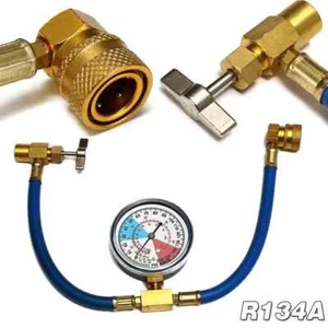 Kit de medición de recarga de refrigerante aire acondicionado coche R134A manguera medidor de gas aire acondicionado - Imagen 1 de 12