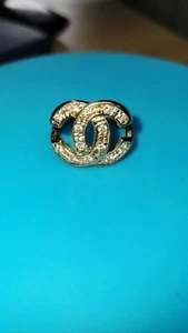 Gold Chanel ring size 9 CHANEL - Picture 1 of 7