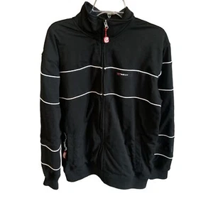 Ecko Unltd Defined By Design Track Jacket Med Mens Black Full Zip Rhino Pockets - Picture 1 of 12