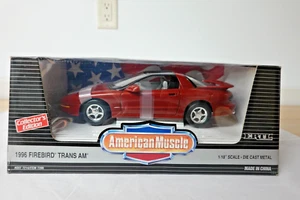 Ertl 7209 1996 Pontiac Firebird Trans AM Cayenne Red Metallic 1:18 Scale - Picture 1 of 10