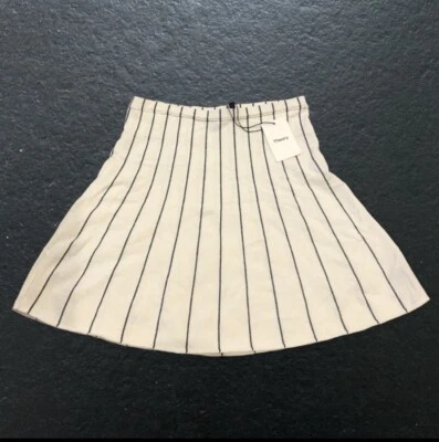 Theory Lotamee P Prosecco Striped Skirt - Image 1 of 4