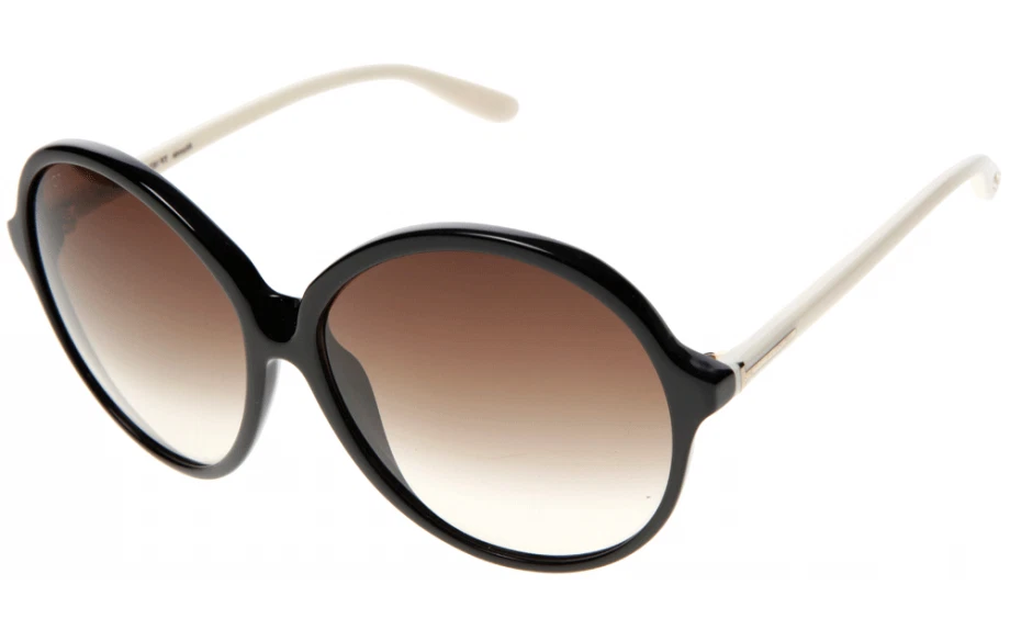 Gafas de sol Tom Ford RHONDA marco negro marfil lentes marrones FT187 05F 61-14 135 Foto 1 de 1