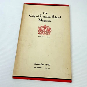 The City Of London School Magazine No. 305 Dec 1949 Vintage Illustrated Photos - Picture 1 of 11