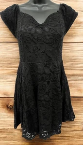 Papaya Black Cocktail Dress Lace - Picture 1 of 6