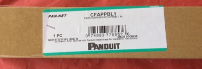 PANDUIT CFAPPBL1 Fiber Adapter Patch Panel 1RU - Image 1 of 2