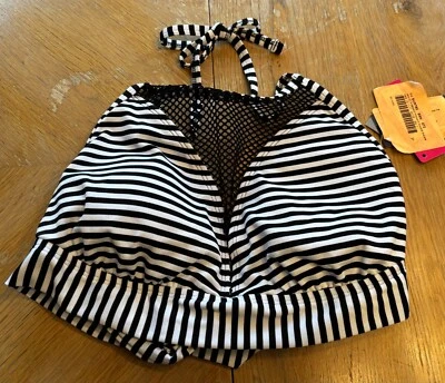 MOSSIMO TOP BIKINI MUJER MALLA CUELLO ALTO D/DD NEGRO NUEVO CON ETIQUETAS!!! Precio de venta sugerido por el fabricante $25 Foto 1 de 3
