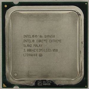Intel Core 2 Extreme QX9650 3 GHz Quad-Core 12 M 1333 Processor SLAN3 Socket 775 - Picture 1 of 2