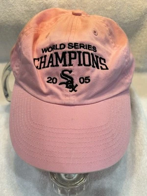 Chicago White Sox 2005 World Series  Champions Pink Baseball Cap Adjustable Size - Image 1 of 4