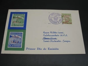 Uruguay 1962 FDC? cover to finland *6878 - Picture 1 of 2
