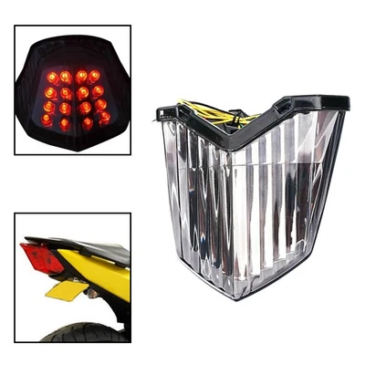 Rear Tail Light Integrated Turn Signals High Quality For YAMAHA FZ6R 2009-2012 - Image 1 of 4