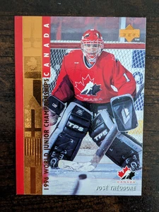 1995-96 Upper Deck - World Junior Champions Jose Theodore #530 (RC) - Bild 1 von 6