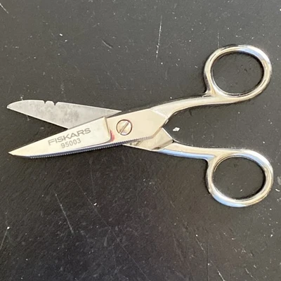 Fiskars 95003 Electricians Scissors Serrated Snip 5-Inch Vintage - Image 1 of 4