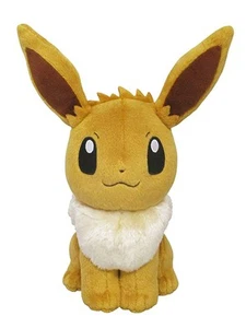Sanei Pokemon All Star Series Eevee Stuffed Plush, 8", Brown (PP07) - Picture 1 of 5