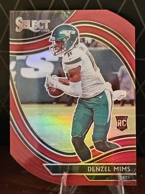 2020 Panini Select Prizm Football Card Denzel Mims #363 RC NRMT RANGE CF - Image 1 of 2