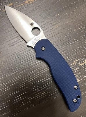 CUCHILLO PLEGABLE SPYDERCO SAGE 5 CPM-SPY27 ACERO AZUL G10 C123GPCBL SEGUNDO DE FÁBRICA Foto 1 de 4