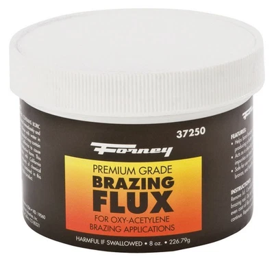 Forney 37250 White Odorless Re-Sealable Powder Brazing Flux 0.5 lbs. - Image 1 of 4